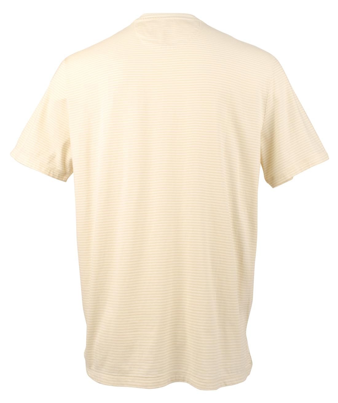 Tommy Bahama Men's Schooner Stripe Short Sleeve Henley T-Shirt Bleached Sand Medium
