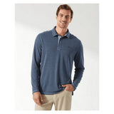 $118 Tommy Bahama Big and Tall Paradiso Cove Long-Sleeve Polo Caspian Sea XLT