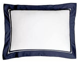 Ralph Lauren Home Bowery Cotton One King Sham 20X36 In 51X91 Cm Navy / White