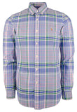 Men's Classic Fit Oxford Long Sleeve Shirt-M-Small