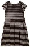 Polo Ralph Lauren Little Kids Girl's Short Sleeve Pleated Knit Dress