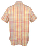 Men's Leeward Madras Plaid Short Sleeves Shirt