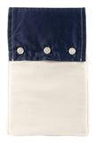 RL Organic Sateen Border One Standard Sham 20X28 Inches Polo Navy