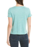 Eileen Fisher Womens Petite Linen T-Shirt, Ps