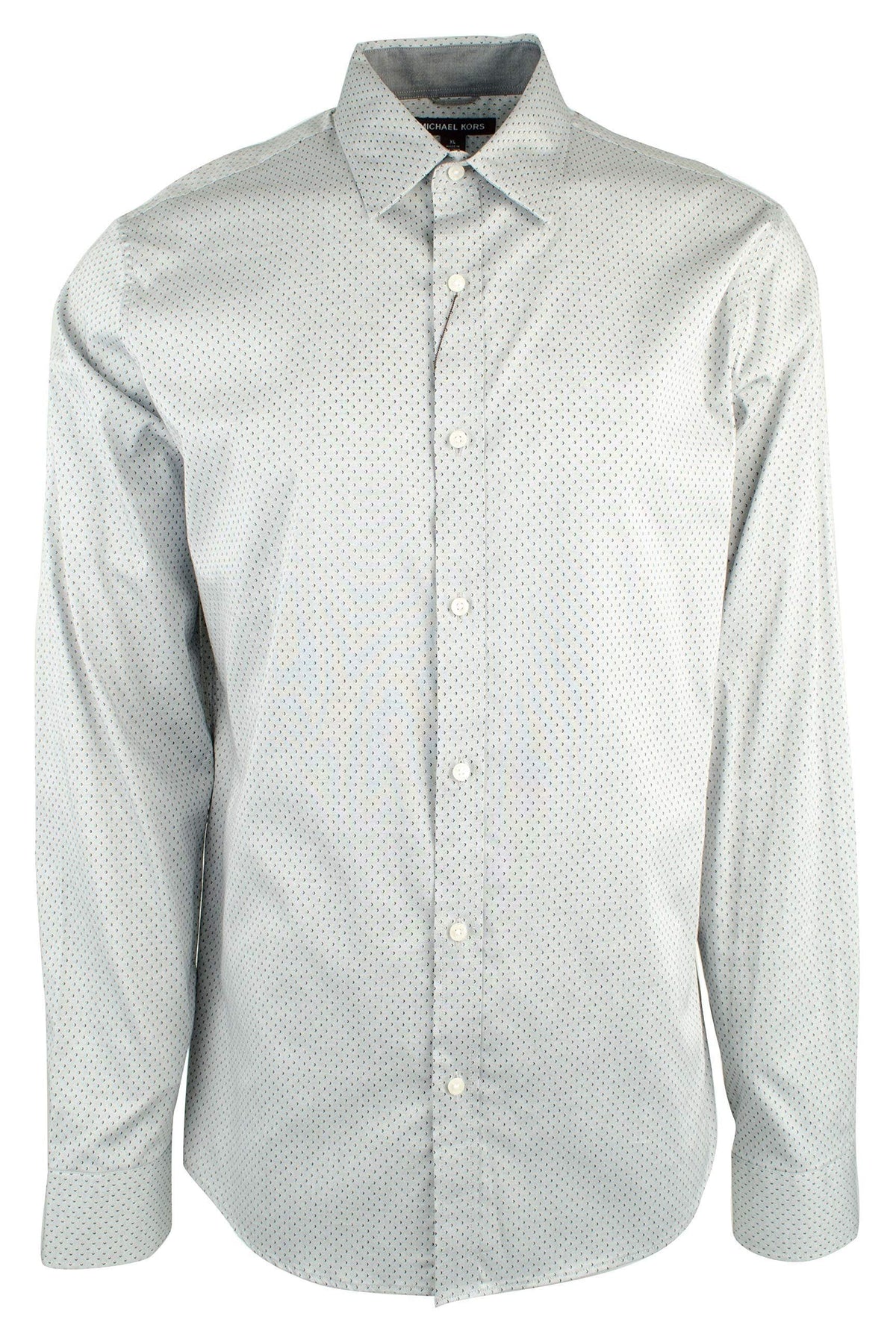Michael Kors Men's Slim Fit Cotton Long Sleeve Shirt CG XL