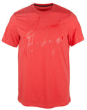 Emporio Armani Men's Graphic Logo Lettering Slim Fit T-Shirt Rd Large Red