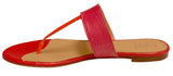 Tory Burch womens Kira Embossed Thong Sandal