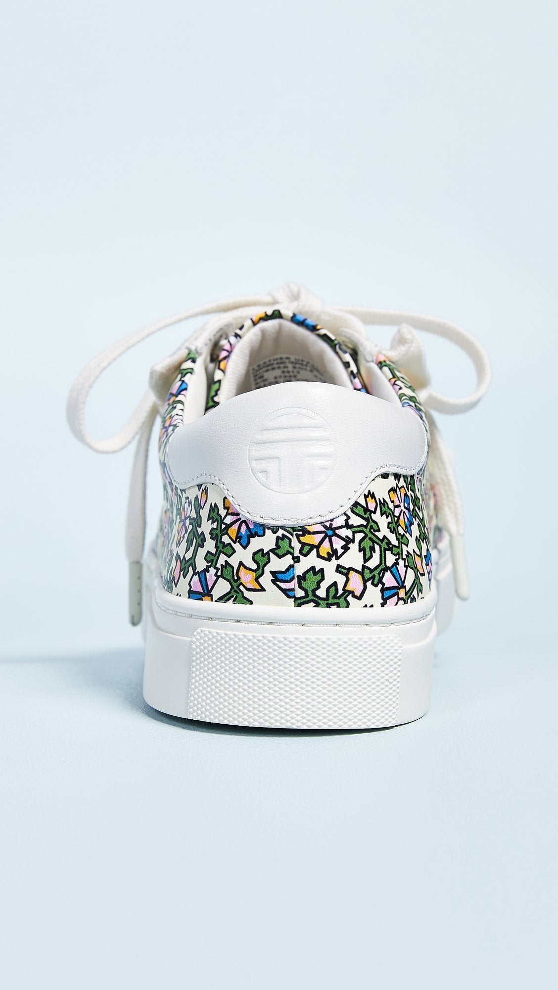 Tory Sport Women's Ruffle Sneakers, Wild Pansy/New Ivory, Floral, 9 M US