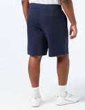A|X ARMANI EXCHANGE Men's Embossed Ribbon Logo Organic Cotton Shorts, Navy