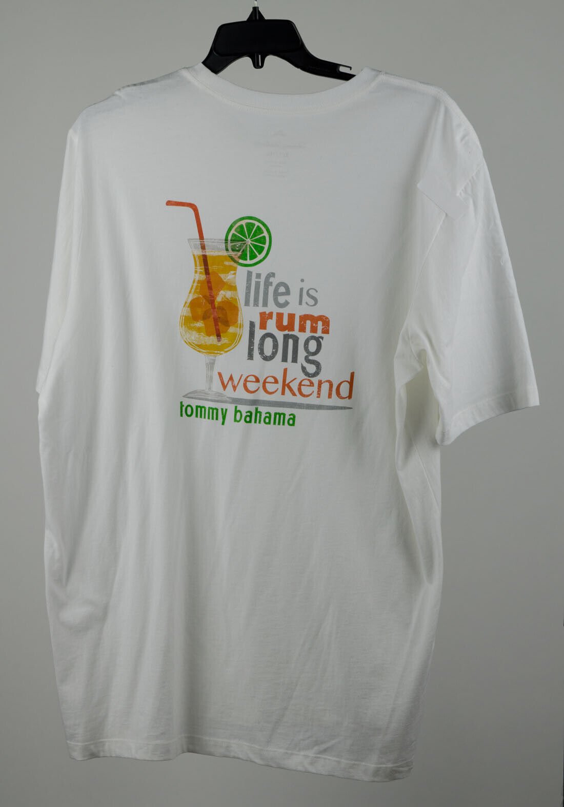 Customer Return Tommy Bahama Men's Big and Tall Rum Long Weekened T-Shirt-W-XLT