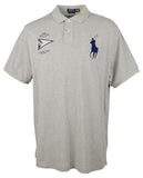 Men's Classic Fit Big Pony Short Sleeve Polo Shirt GHthr XXL Grey Heather