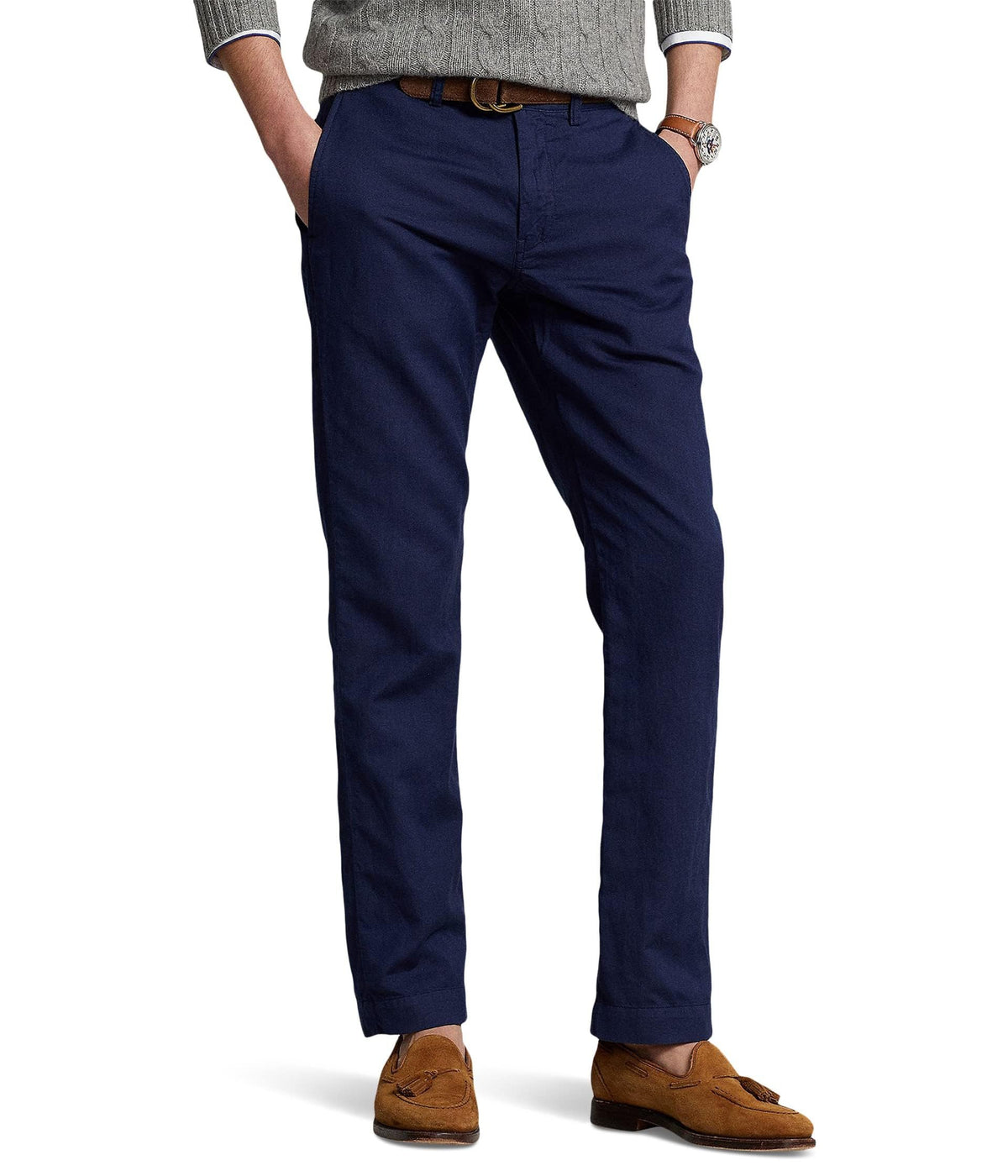 POLO RALPH LAUREN Men's Flat Front Straight Bedford Pants