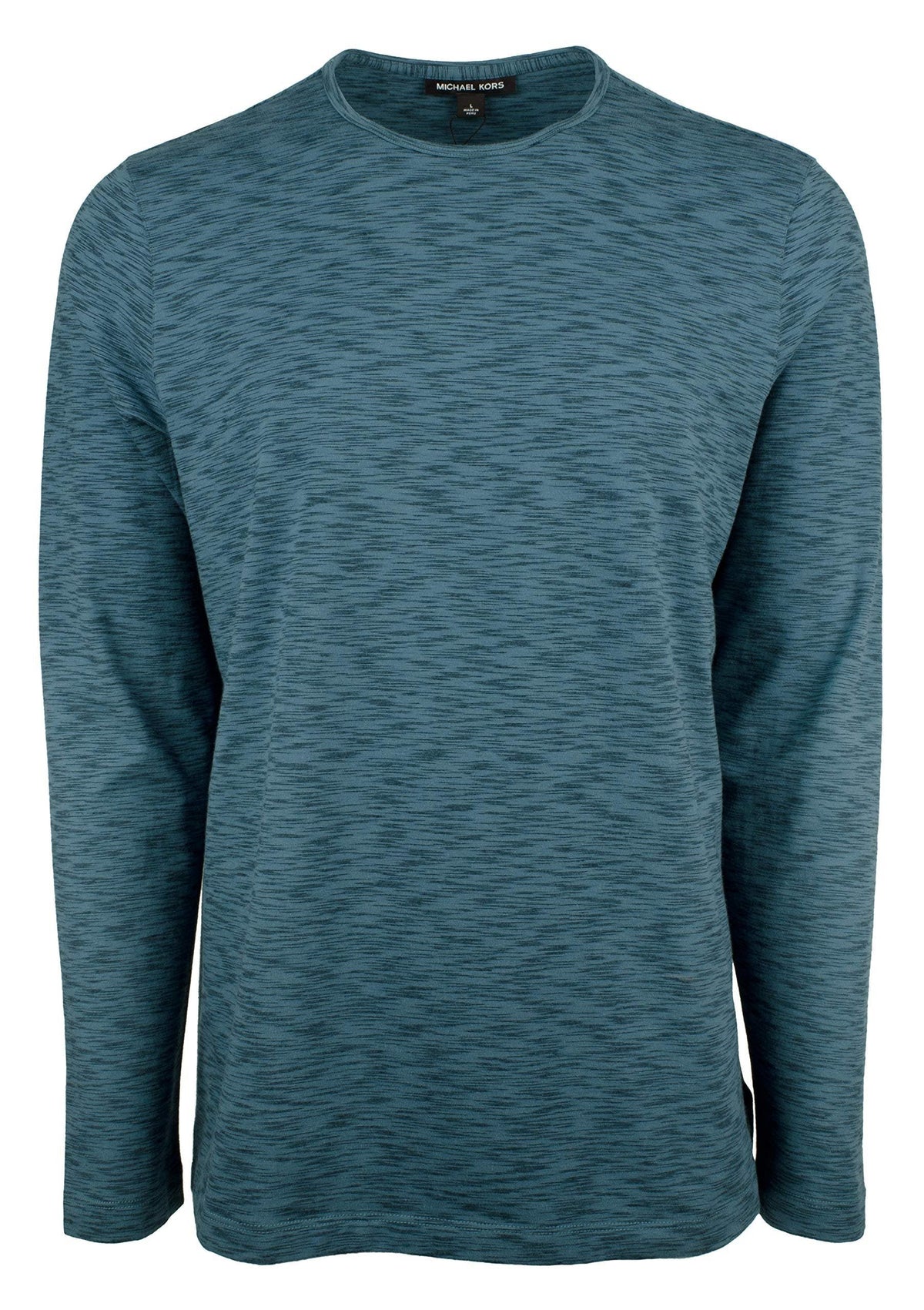 Michael Kors Men's Cotton Blend Crew Long Sleeve WT Small