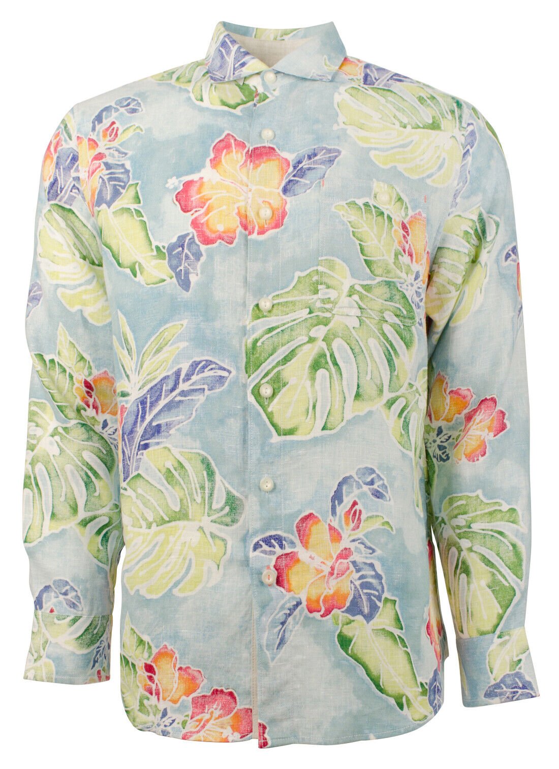 Tommy Bahama Men's Fiesta Keys Linen Long sleeve Shirt Large