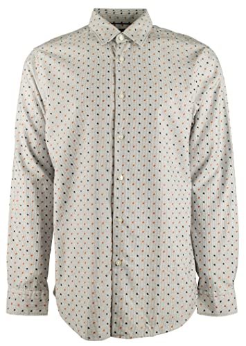 Hugo Boss Men's Lukas Regular Fit Long Sleeve Shirt-DB-X-Large Dark Blue