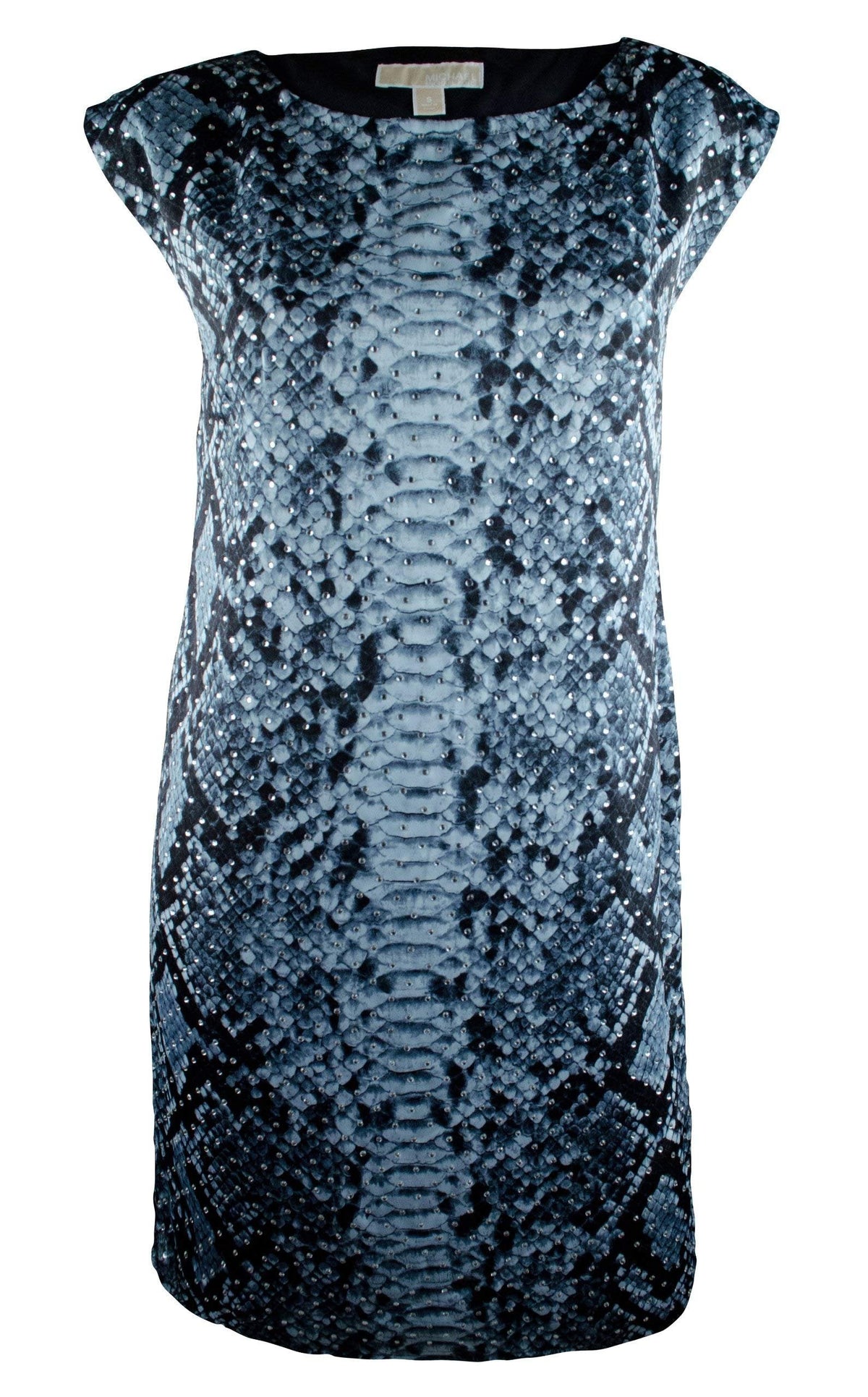 Michael Kors Women's Animal Studded Print Shift Dress PBl XS