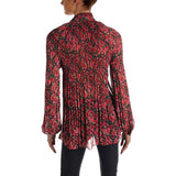 Lauren Ralph Lauren Women's Duong Sheer Pleated Blouse