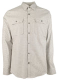 Michael Kors Men's Slim-Fit Dual Pocket Tattersall Stretch Long Sleeve Woven Shirt Nckl XL