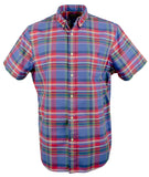 Polo Ralph Lauren Men's Plaid Short Sleeve Classic Fit Shirts Red Multicolor XXL