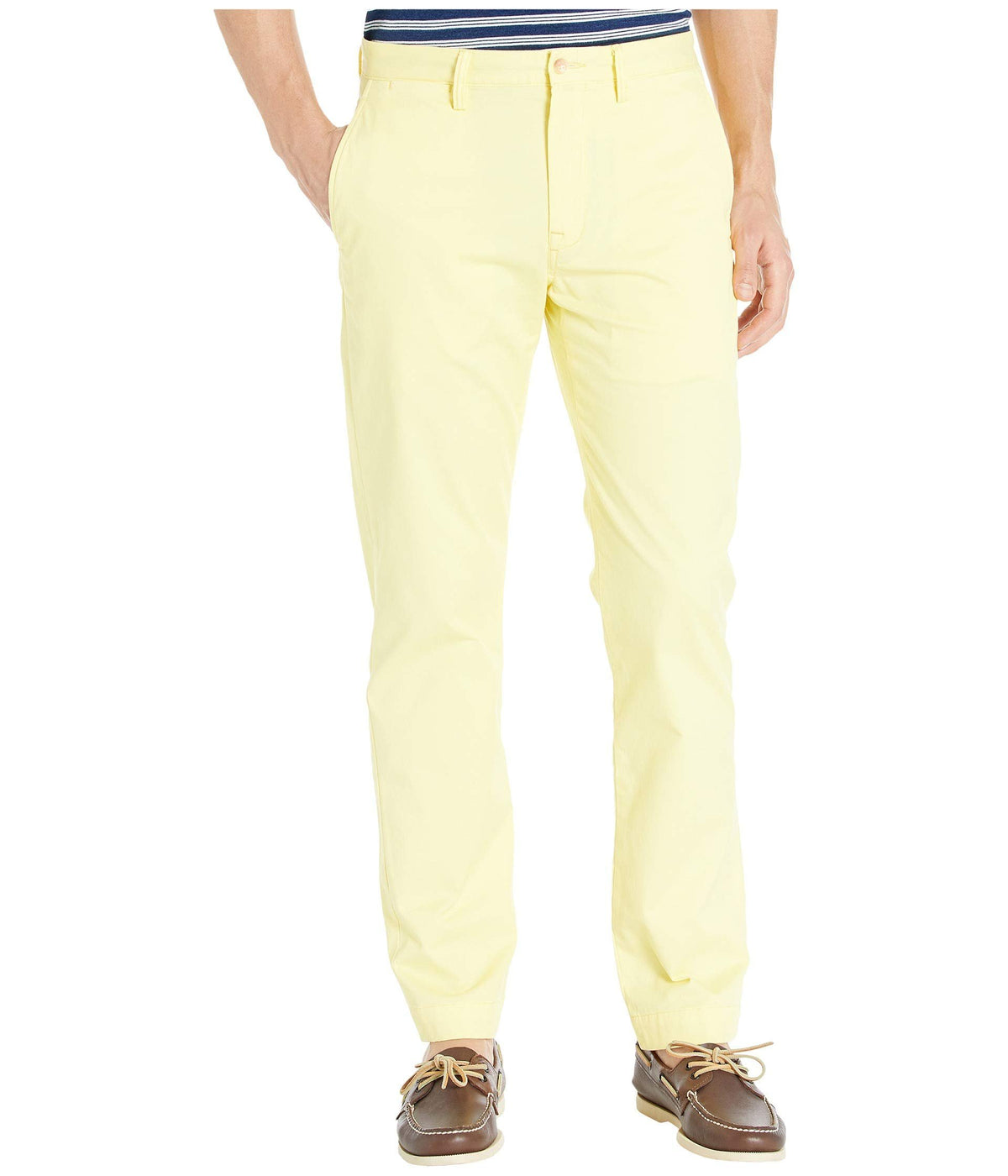 POLO RALPH LAUREN Men's Stretch Straight Fit Chino Pants Yellow 36WX32L