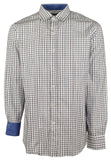 Bugatchi Men's Shaped Fit Long Sleeves Shirt