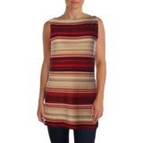 Lauren Ralph Lauren Women's Sleeveless Striped Knit Top RM M