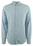 Michael Kors Men's Slim Fit Light Wash Long Sleeve Shirt