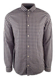 Michael Kors Men's Long Sleeve Shane Plaid Slim Fit Shirt-NR-S