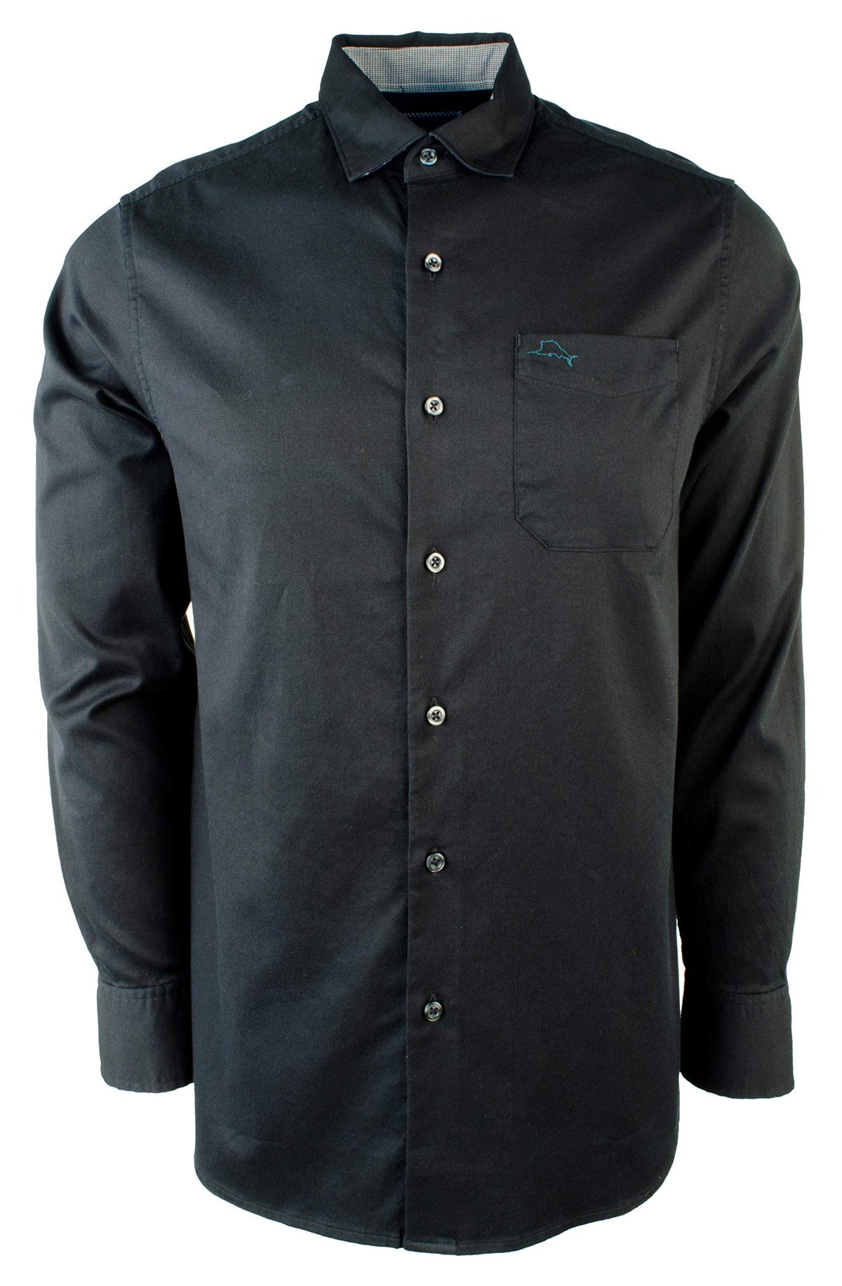 Men's Oasis Twill Shirt-B-S Black