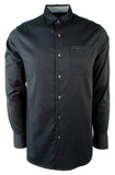 Men's Oasis Twill Shirt-B-S Black