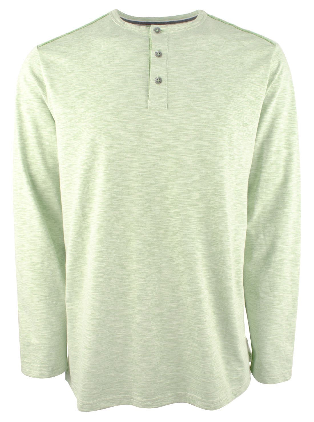 Tommy Bahama Men's Fray Day Harbor Henely Long Sleeved Shirt-PG-M