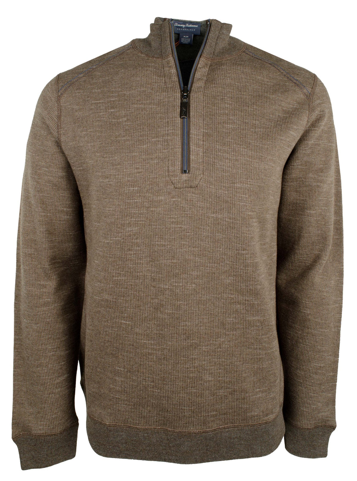 Devolución del cliente Tommy Bahama Flipsider Half Zip Reversible para hombre