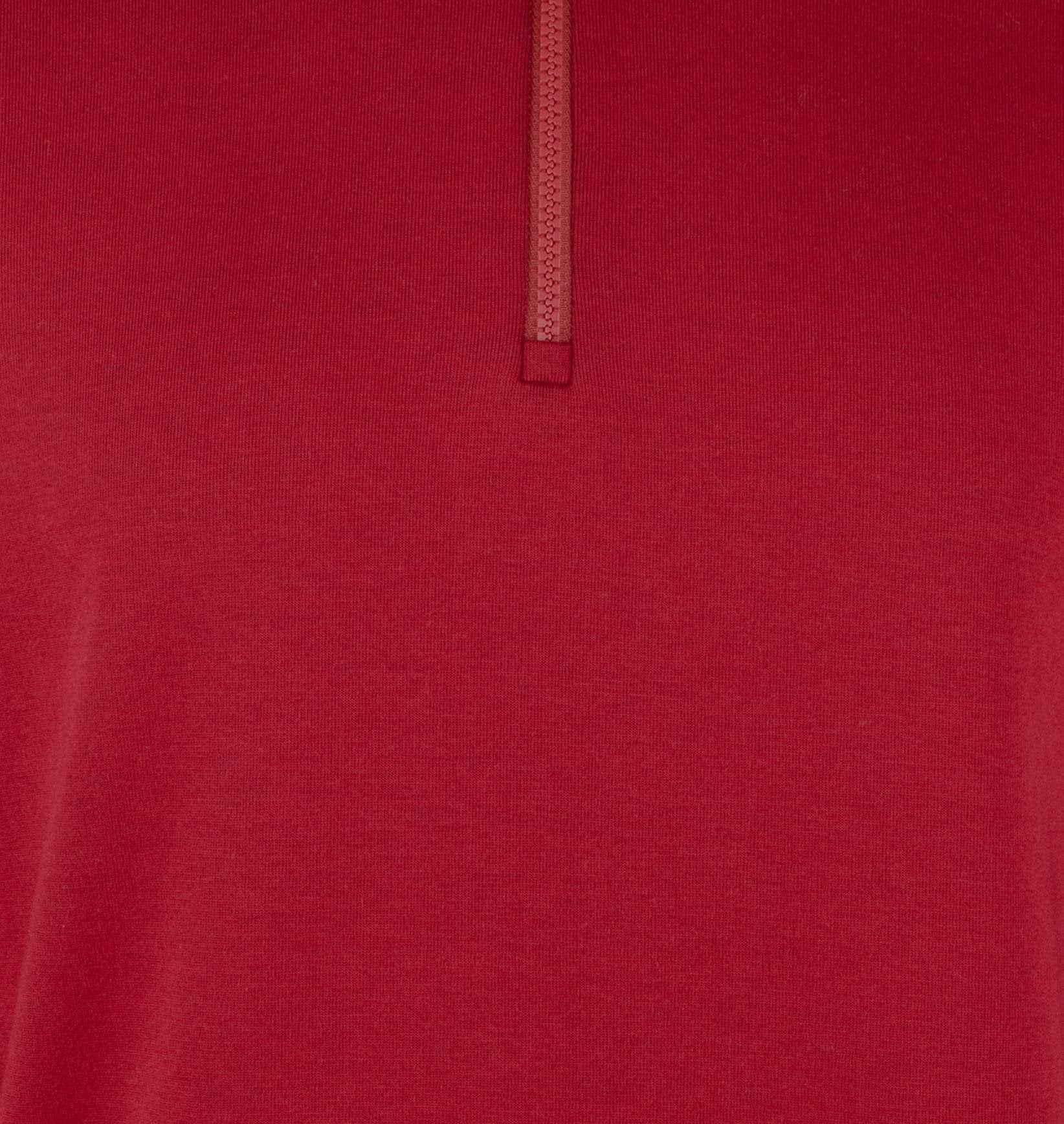 Hugo Boss Men's Big & Tall Sidney Jersey Quarter Zip Pullover 4XL Bright Red