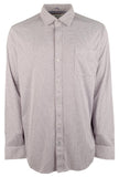 Men's Big & Tall San Lucio Stretch Houndstooth Long Sleeve Shirt...