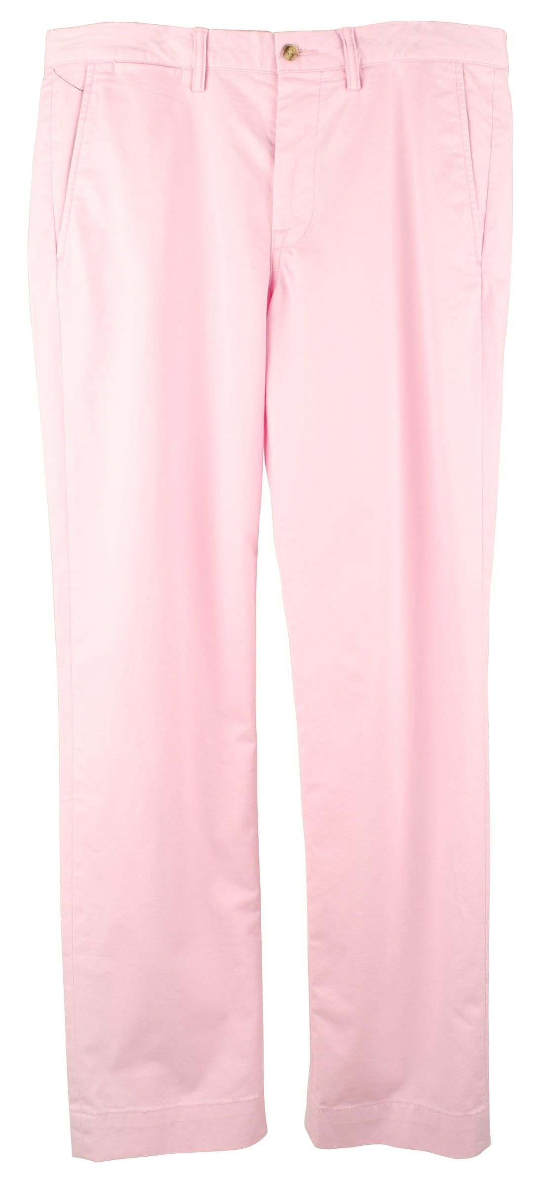 Men's Cotton Twill Stretch Straight Fit Chino Pants-P-32Wx32L