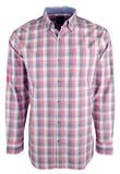 Tommy Bahama Men's Plaid Ali Stretch Long Sleeve Shirt-FR-S