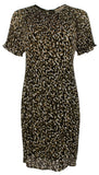 Michael Kors Women's Pleated Camouflage Print Dress SG XSmall