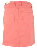 Falda corta Tommy Bahama Boracay Beach para mujer, color coral puro