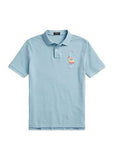 POLO RALPH LAUREN Mens Classic Fit Mesh Polo Shirt (Blue 003 XX-Large)