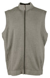 Tommy Bahama Men's Flip Coast Full Zip Reversible Vest Coal Heather