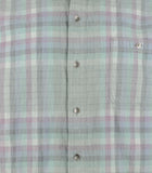 Men's Big Tall Coastline Corduroy Verde Plaid Shirt 2XLT