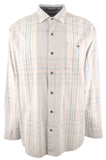 Tommy Bahama Men's Big & Tall Coastline Corduroy Plaid Long Sleeve Shirt 2XLT