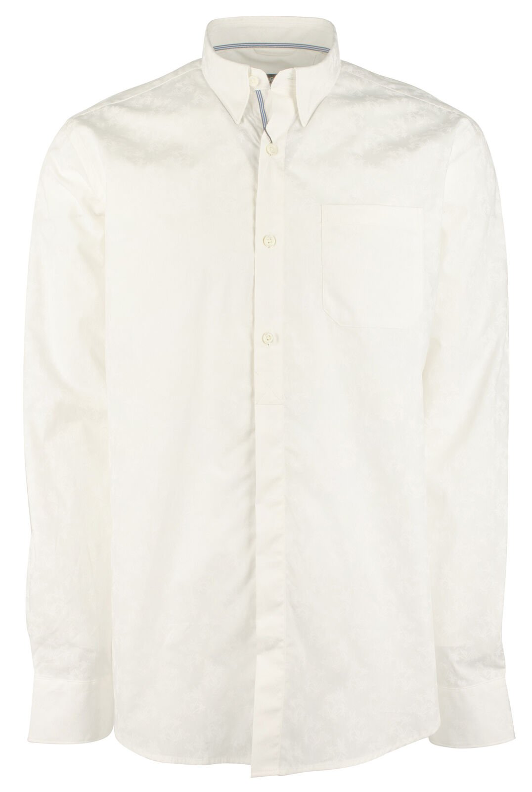 Bugatchi Men's Shaped Fit Long Sleeves Shirt