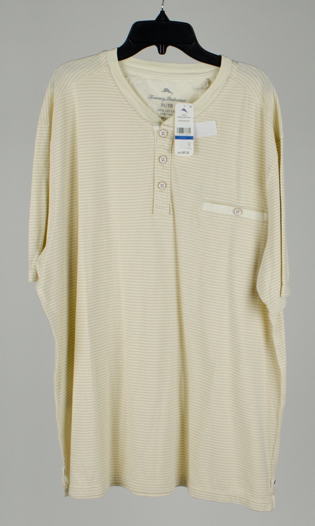 Camiseta Henly de manga corta a rayas Schooner de Tommy Bahama para hombre