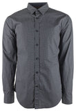Hugo Boss Men's Ronni Slim Fit Long Sleeve Button Front Shirt 2XL Dark Blue