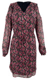 Lauren Ralph Lauren Women's Floral-Print Cold-Shoulder Dress-NR-10