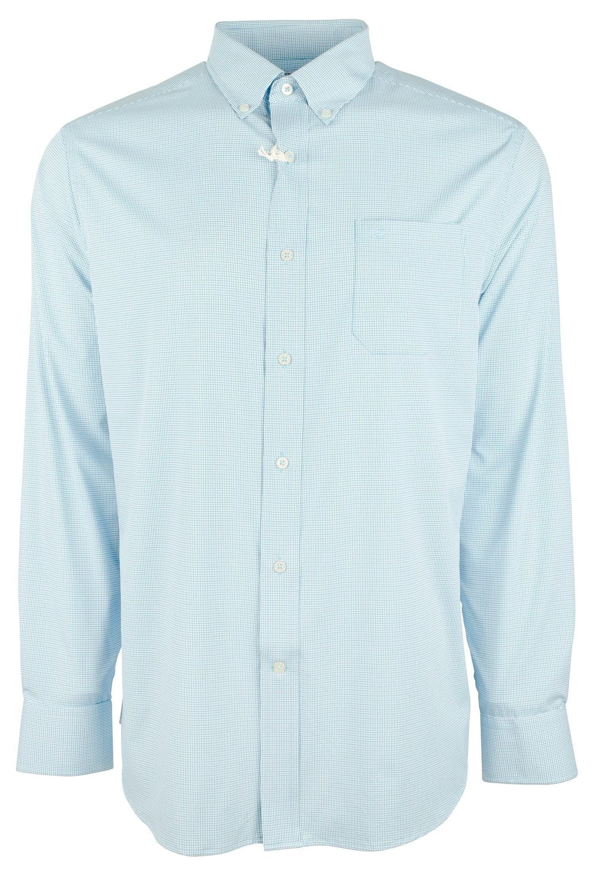 Men's Brrr Micro Tattersall Long Sleeves Shirt AB X Large
