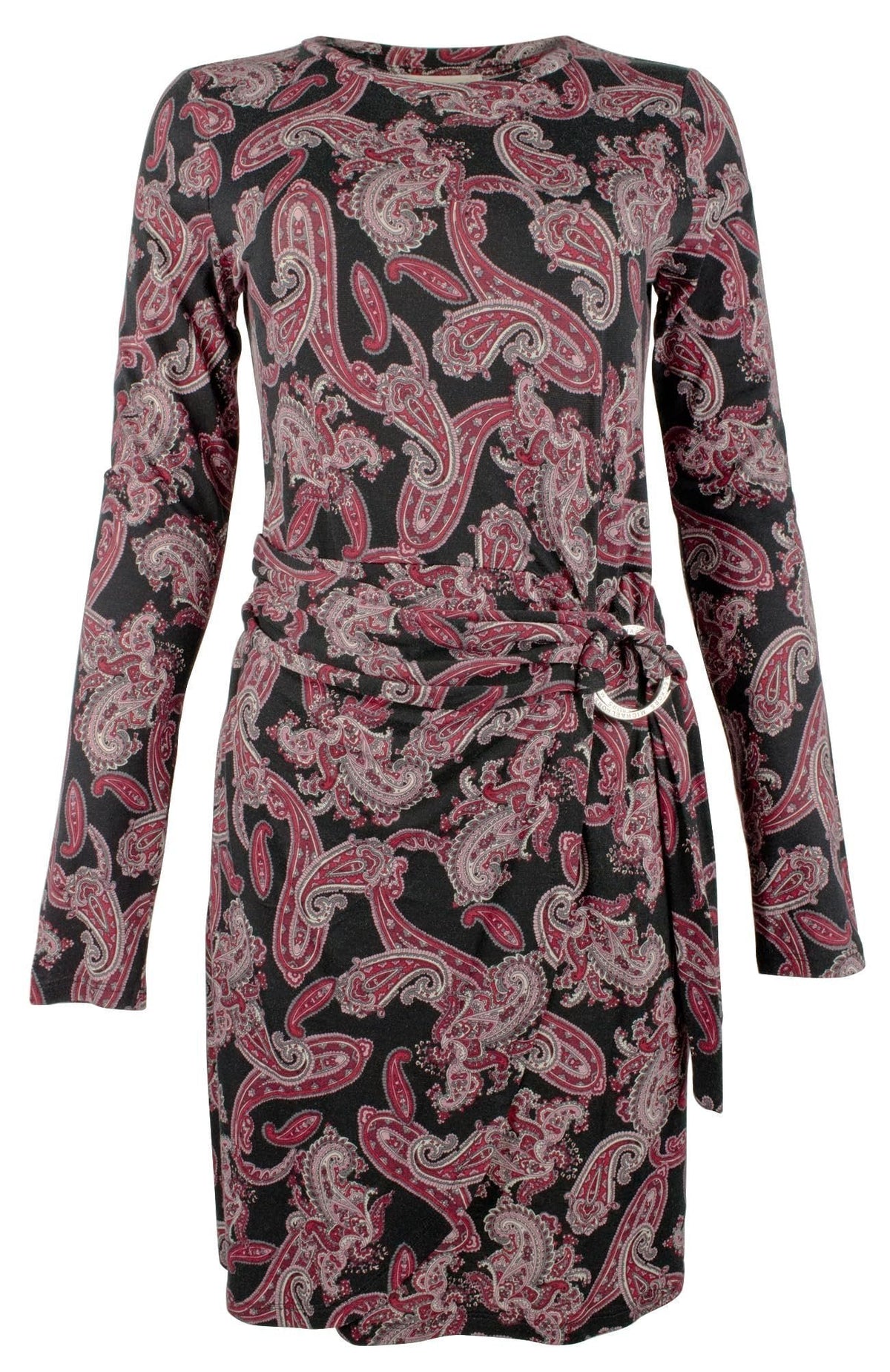 Michael Kors Women's Faux Wrapped Paisley T Shirt Dress