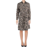 Lauren Ralph Lauren Women's Crepe Fit & Flare Shirt Dress M 6