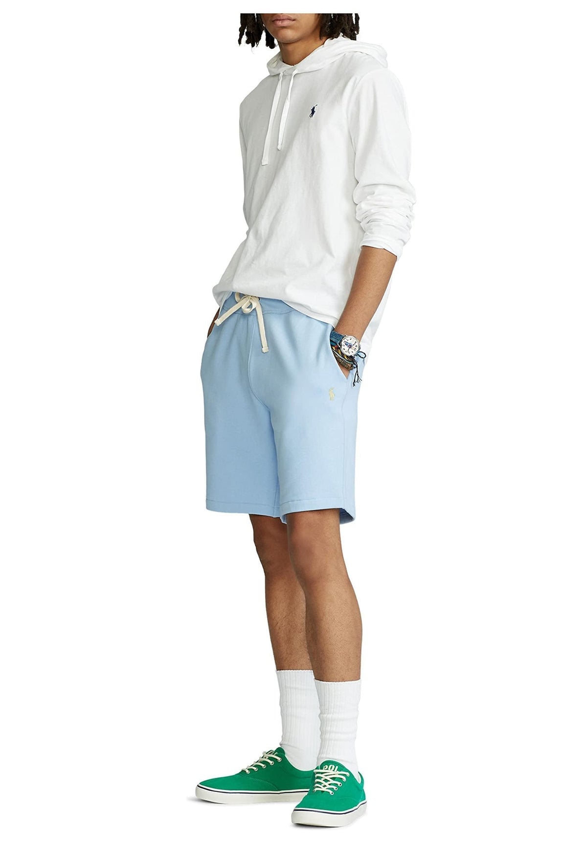 Polo Ralph Lauren Men's Fleece Shorts, Blue Note, XL